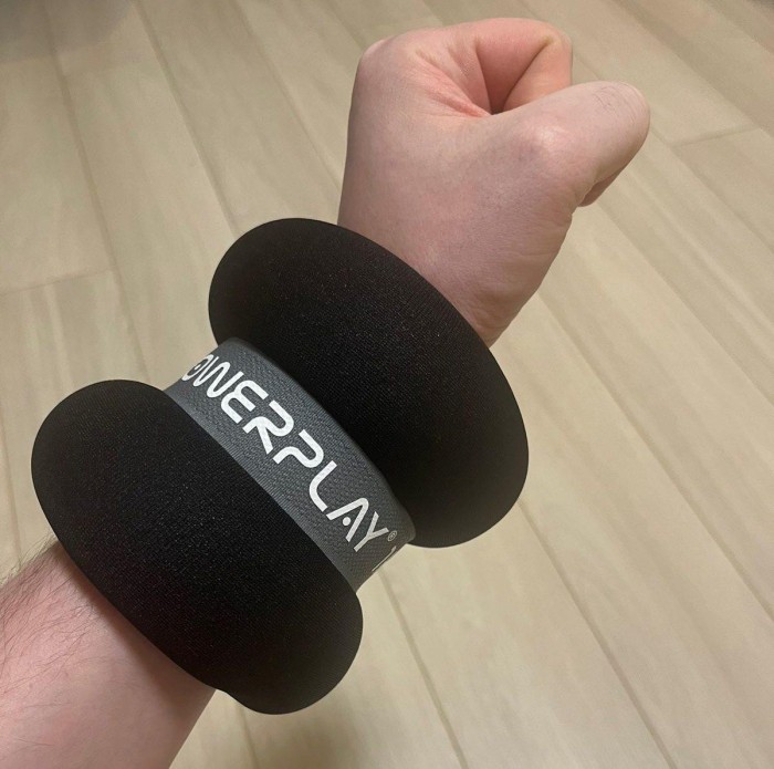 Манжети для ніг та рук PowerPlay PP-4349 Ankle/Wrist Weights (2шт.*2 kg) (пара) Чорні
