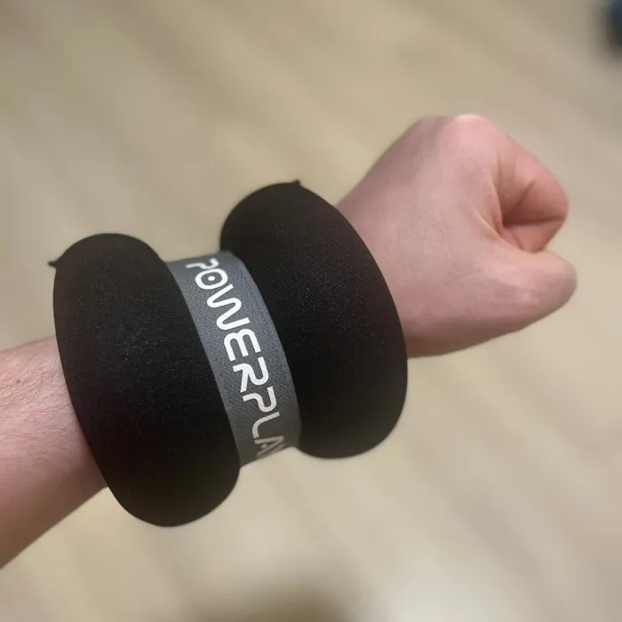 Манжети для ніг та рук PowerPlay PP-4349 Ankle/Wrist Weights (2шт.*2 kg) (пара) Чорні