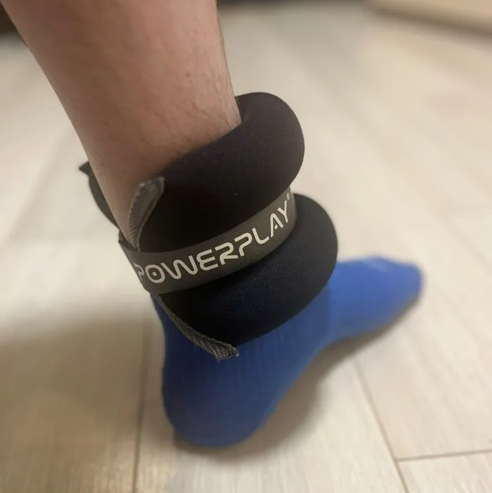 Манжети для ніг та рук PowerPlay PP-4349 Ankle/Wrist Weights (2шт.*2 kg) (пара) Чорні