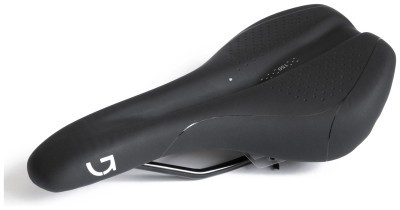 Седло Green Cycle Active Air 150, стальные рейлы, черное