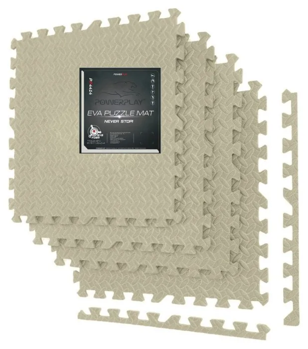 Мат-пазл (ластівчин хвіст) PowerPlay PP_4414 EVA Puzzle Mat 120x120x1.2 см Оливковий