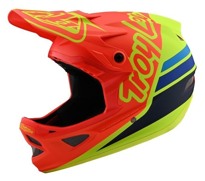 Вело Шолом TLD D3 Fiberlite [Silhoette Orange/Yellow] L, укр, укр