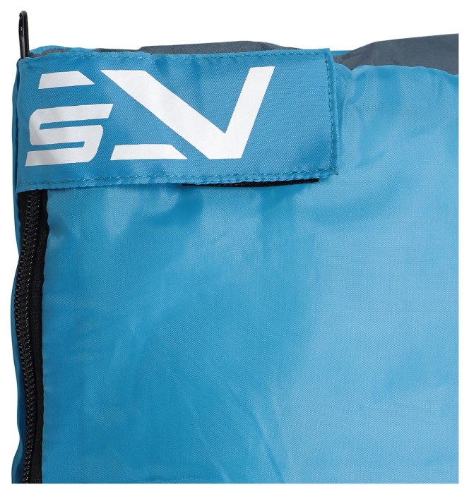 Спальний мішок (спальник) ковдра SportVida SV-CC0060 +2 ...+21°C R Sky Blue/Grey