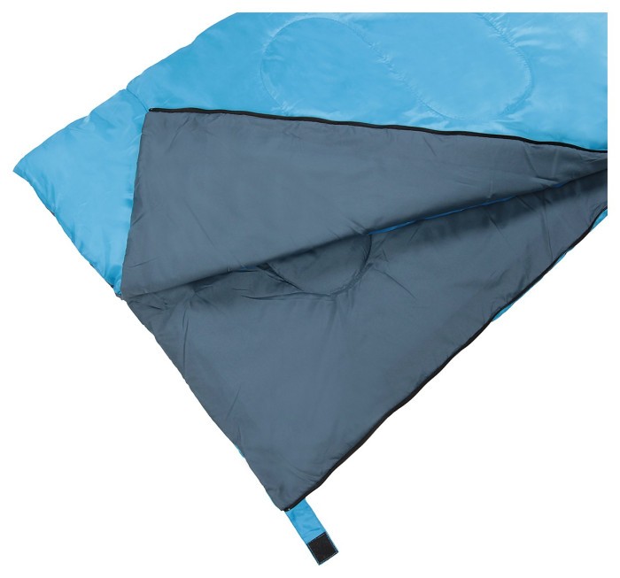 Спальний мішок (спальник) ковдра SportVida SV-CC0060 +2 ...+21°C R Sky Blue/Grey