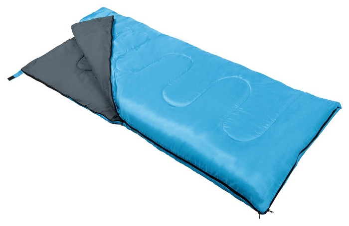 Спальний мішок (спальник) ковдра SportVida SV-CC0060 +2 ...+21°C R Sky Blue/Grey
