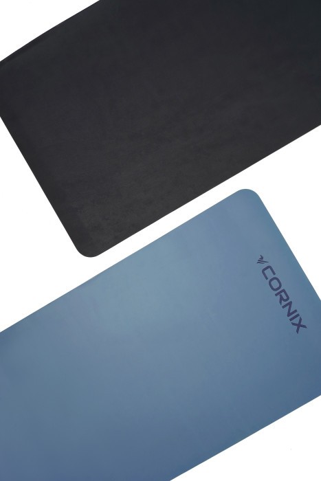 Коврики спортивные Cornix PU 183 x 68 x 0.4 см для йоги и фитнеса XR-0319 Blue