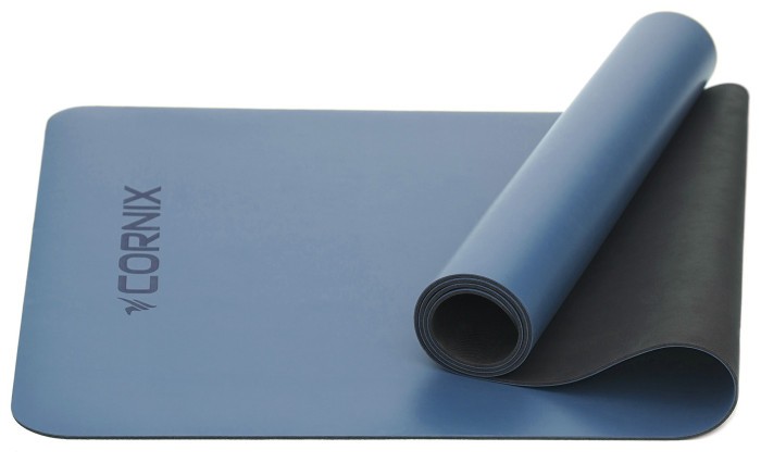 Коврики спортивные Cornix PU 183 x 68 x 0.4 см для йоги и фитнеса XR-0319 Blue
