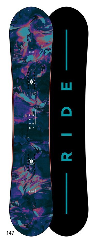 Сноуборд Ride Rapture 147 Multicolor (12B0027), укр, укр