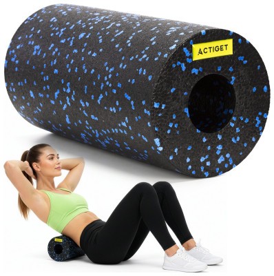 Масажний ролик Actiget EPP 29.5 x 15 см (валик, роллер) ACT0093 Black/Blue