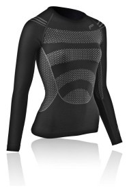 Термобелье для взрослых: женская кофта Fuse MEGALIGHT 200 LONGSHIRT WOMAN S Black