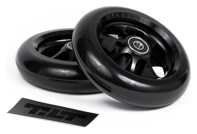 Колеса для трюкового самокату Tilt Stage III Durare Spoked Pro 110mm - Black, укр, укр