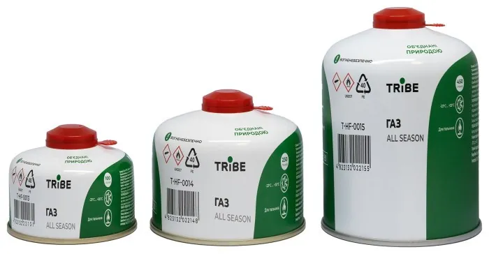 Картридж газовий Tribe різьбовий 450 г T-HF-0015