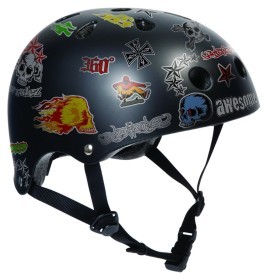 Защитный шлем SFR Boy's Sticker L-XL Black