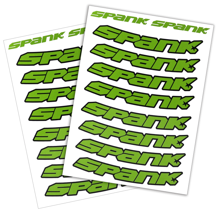 Набор наклеек на обода SPANK Decal kit, Green