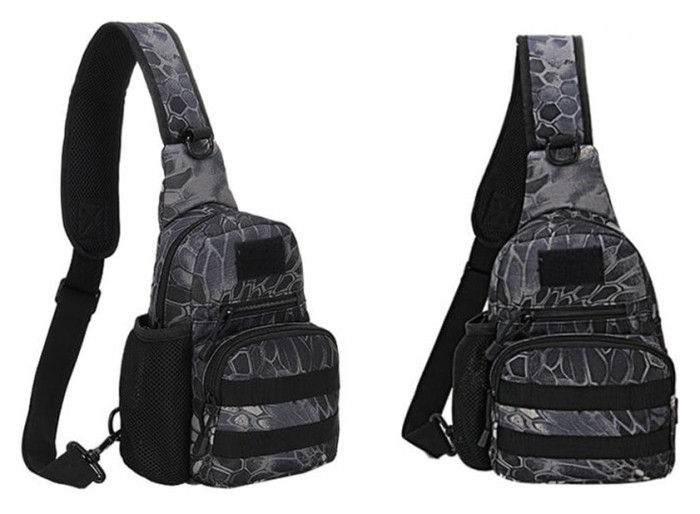 Сумка тактична через плече Smartex 3P Tactical 3 ST-055 pythons grain black