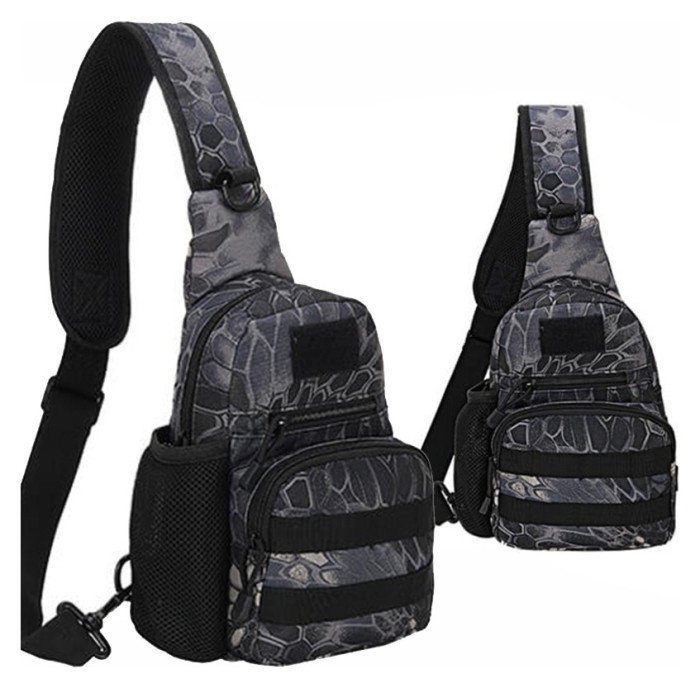 Сумка тактична через плече Smartex 3P Tactical 3 ST-055 pythons grain black