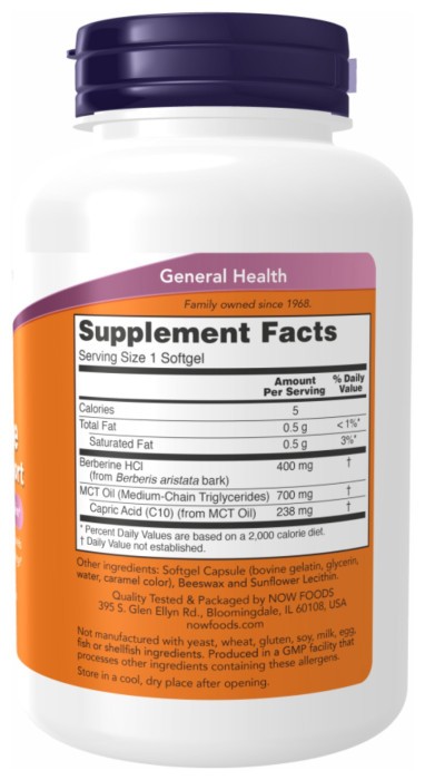 Berberine Glucose Support - 90 sgels