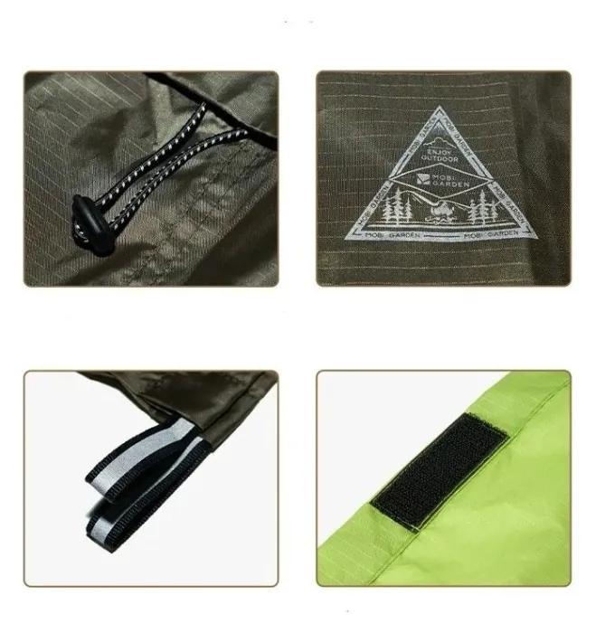Пончо дощовик 210T polyester Mobi Garden NX23667003 green