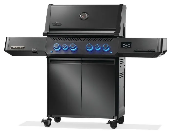 Газовый гриль Napoleon Phantom Prestige 500 Connected с боковой горелкой Sizzle Zone и вертелем (69212) P500VXRSIBPK-UA-PHM