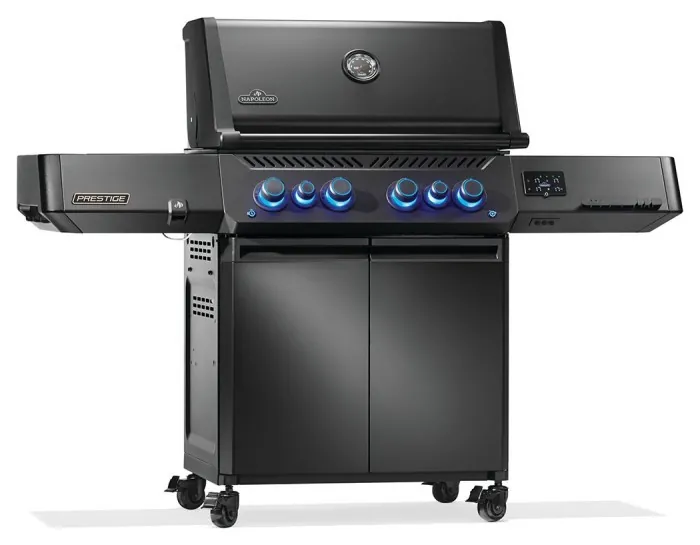 Газовый гриль Napoleon Phantom Prestige 500 Connected с боковой горелкой Sizzle Zone и вертелем (69212) P500VXRSIBPK-UA-PHM
