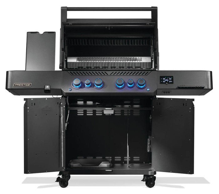 Газовый гриль Napoleon Phantom Prestige 500 Connected с боковой горелкой Sizzle Zone и вертелем (69212) P500VXRSIBPK-UA-PHM