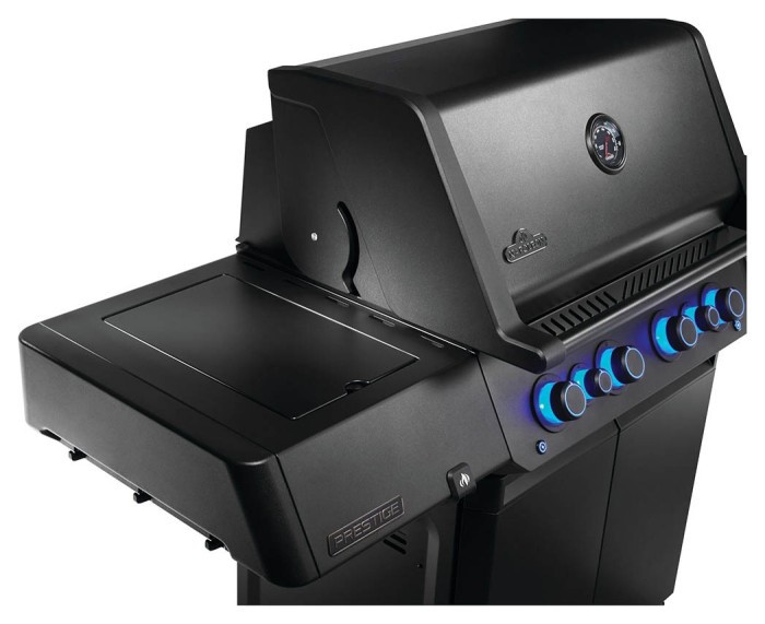 Газовый гриль Napoleon Phantom Prestige 500 Connected с боковой горелкой Sizzle Zone и вертелем (69212) P500VXRSIBPK-UA-PHM