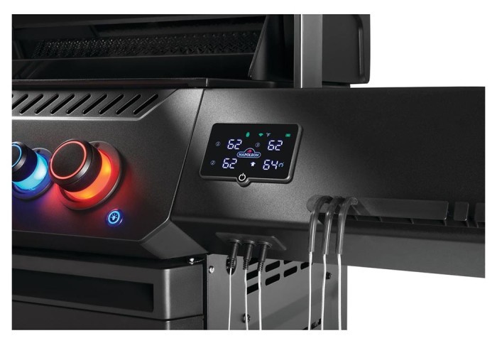 Газовый гриль Napoleon Phantom Prestige 500 Connected с боковой горелкой Sizzle Zone и вертелем (69212) P500VXRSIBPK-UA-PHM