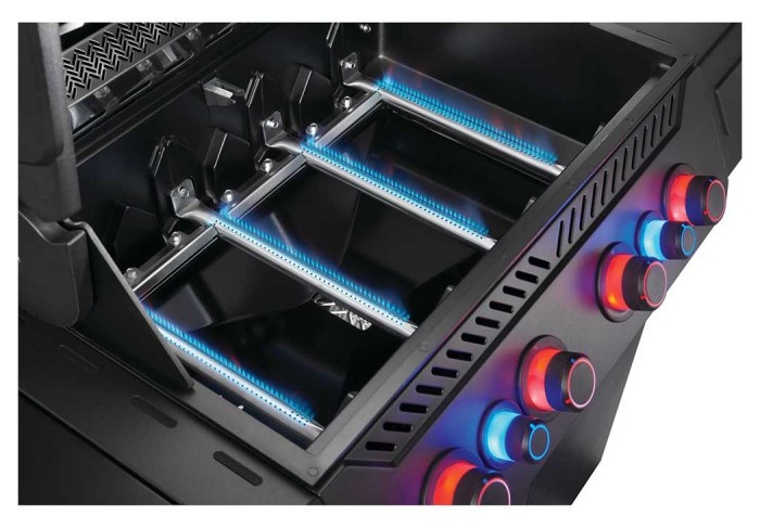 Газовый гриль Napoleon Phantom Prestige 500 Connected с боковой горелкой Sizzle Zone и вертелем (69212) P500VXRSIBPK-UA-PHM