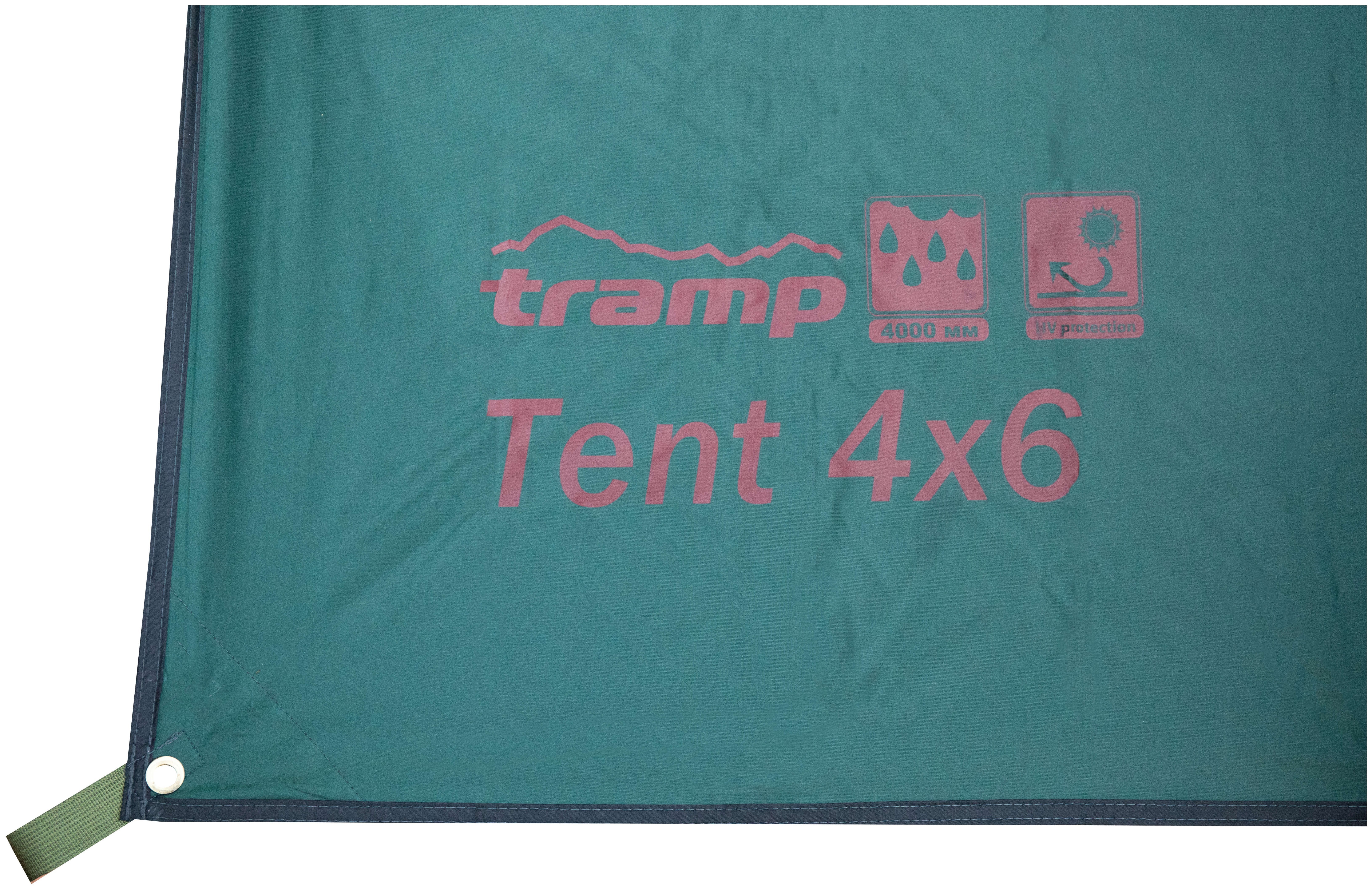 Тент Tramp Tent 4 х 6 зеленый UTRT-102