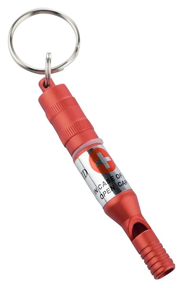 Munkees 3385 брелок-свисток Emergency Whistle red (3385-RD)