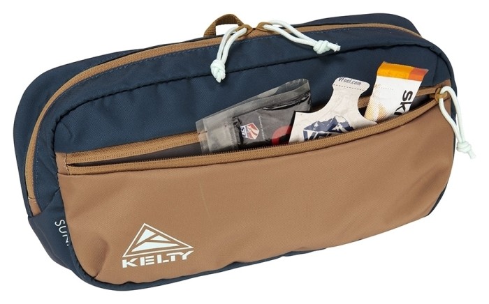 Kelty сумка поясная Sunny 5L отражающая pond-dull gold