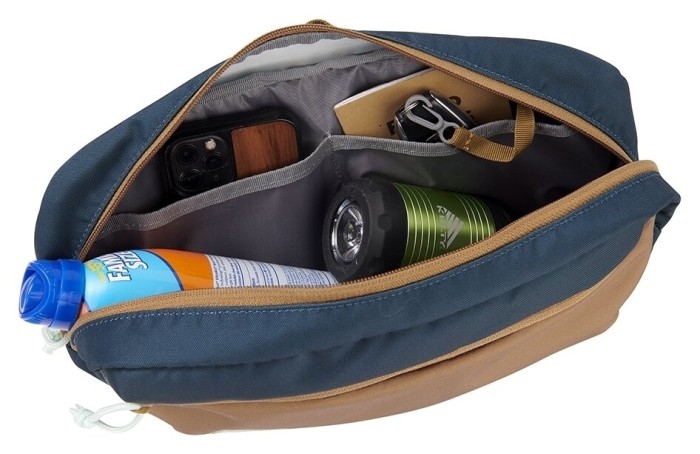 Kelty сумка поясная Sunny 5L отражающая pond-dull gold