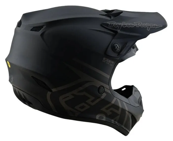 Мотошолом TLD GP PRO HELMET; MONO [BLACK] XXL