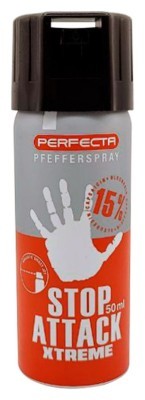 Балончик газовий перцевий Umarex Perfecta Stop Attack Xtreme 15%, 50 мл, струменеве розпилення