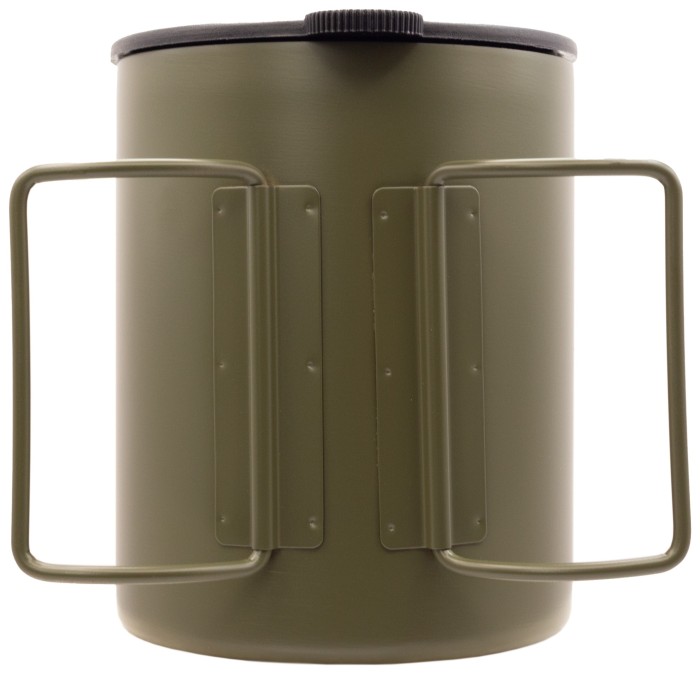 Термокружка TRAMP со складными ручками и поилкой 500мл UTRC-142 olive