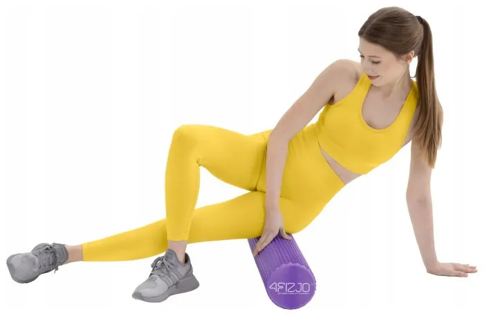Массажный ролик 4FIZJO CARE+ EVA 45 x 15 см (валик, роллер) Purple (P-5907739314376)