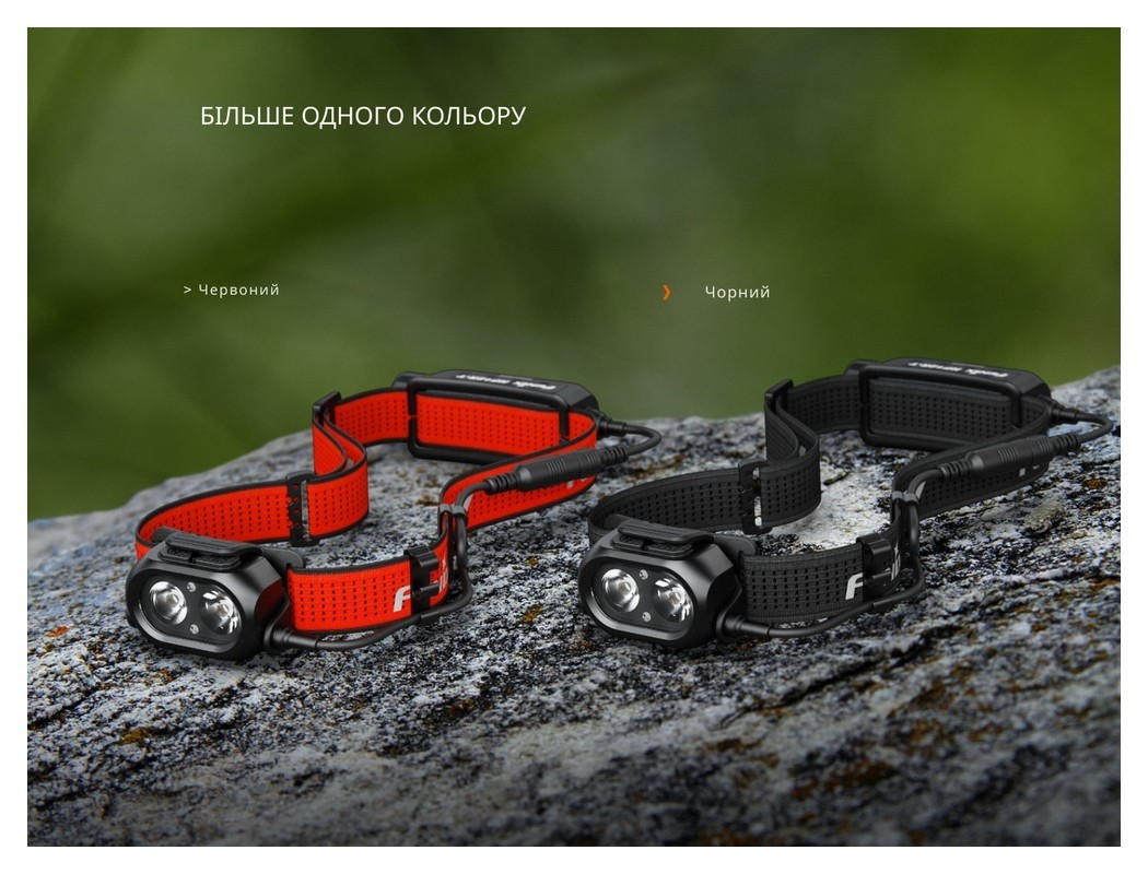 Ліхтар налобний Fenix HP12R-TB чорний, укр, укр