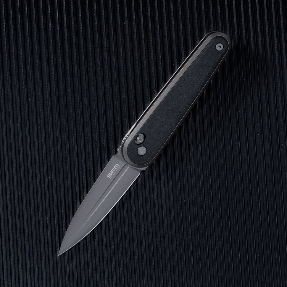 Ніж складаний SRM Twin 251MB-GB, чорний, укр, укр