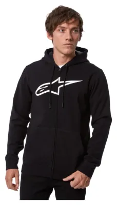 Реглан Alpinestars AGELESS ZIP HOODIE V3 BLACK/WHITE, XL