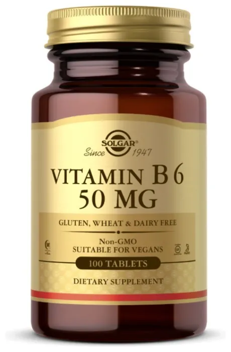 Vitamin B6 50mg - 100 tabs