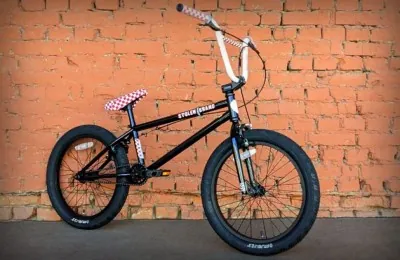Велосипед BMX Stolen Stereo (2022) Black/ Fast Times Red (трюковий велосипед)