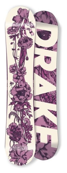Сноуборд Drake DFL 145 Violet/white (76221040), укр