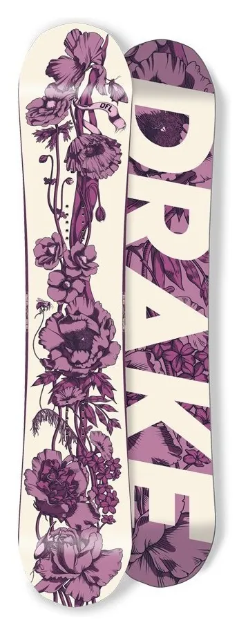 Сноуборд Drake DFL 145 Violet/white (76221040) (148 см violet, white)