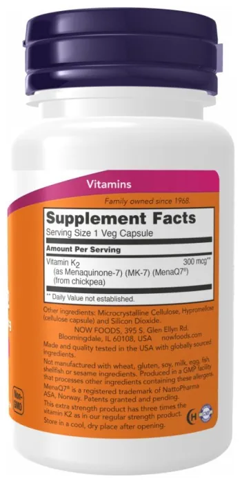 Vitamin K2 (MK-7) 300mcg - 60 vcaps