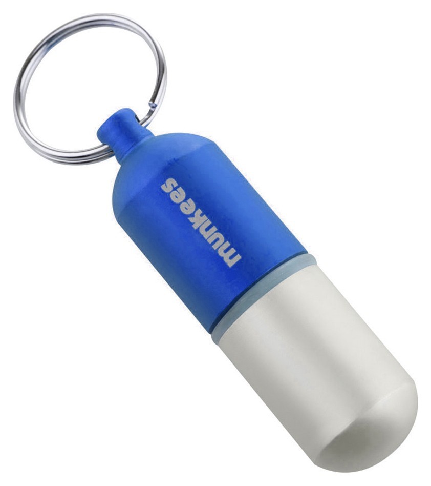 Munkees 3626 брелок Waterproof Capsule Medium темно-синий