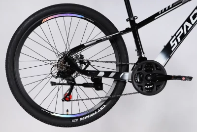 Велосипед AL 26" SPACE MERCURY DD FR рама-13" чорно-білий 2026