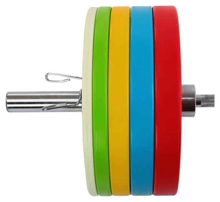 Диски бамперные олимпийские LiveUp LP8027 51 мм 5-10-15-20-25 кг