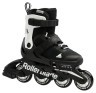 Комплект роликовые коньки Rollerblade Microblade Black White + защита Фото - 1