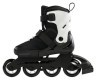 Комплект роликовые коньки Rollerblade Microblade Black White + защита Фото - 2
