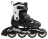 Комплект роликовые коньки Rollerblade Microblade Black White + защита Фото - 5